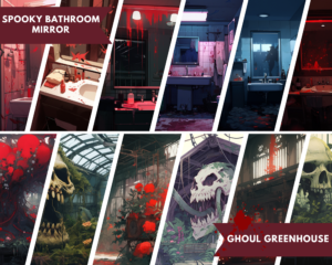 Halloween Animation Backgrounds Pack