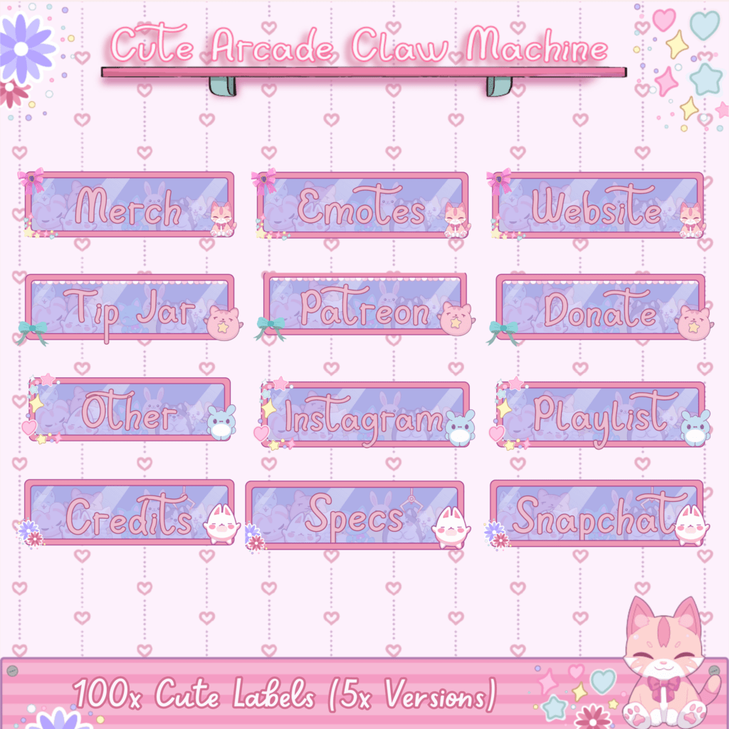 Arcade claw Machine Overlay