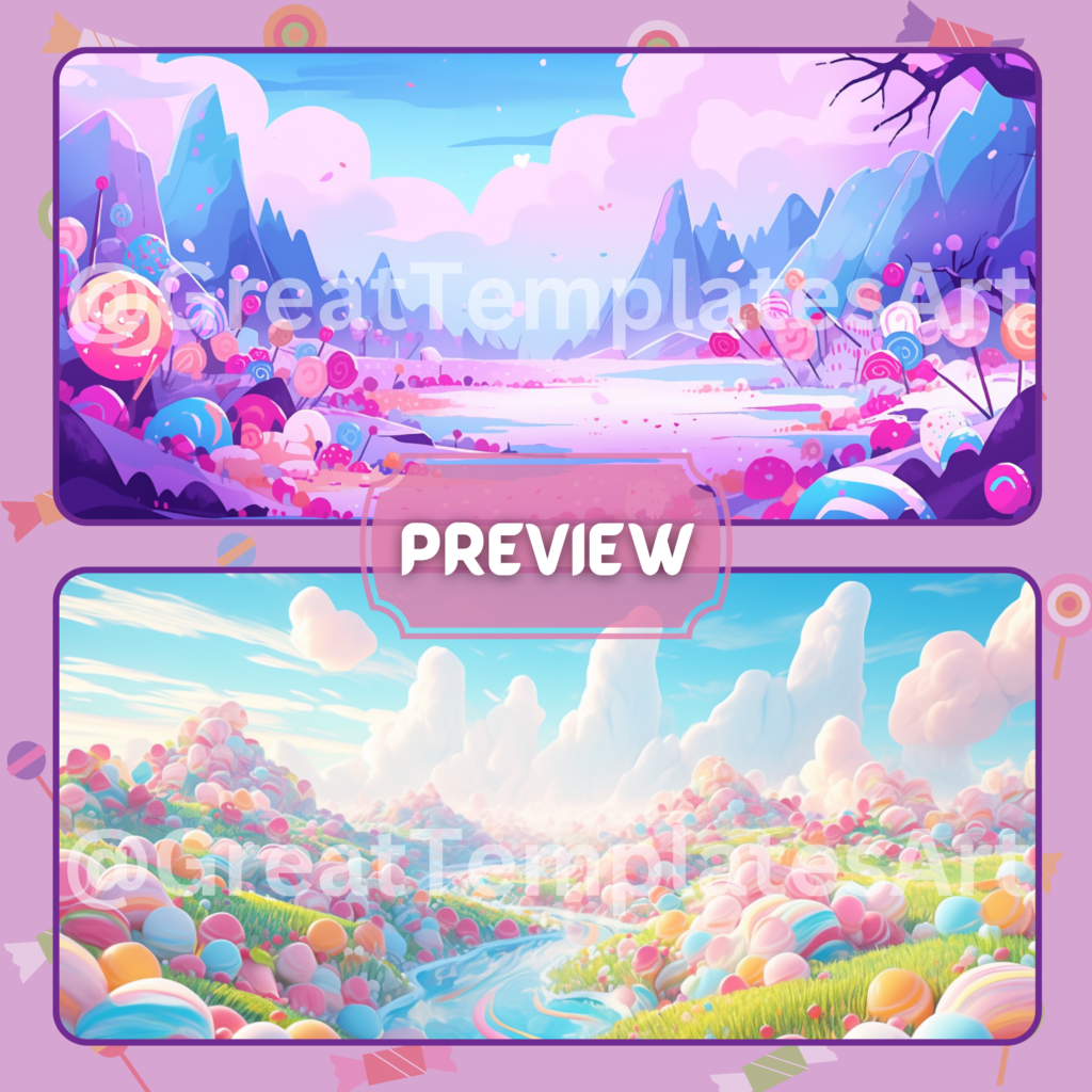 Candyland Streaming Anime Background