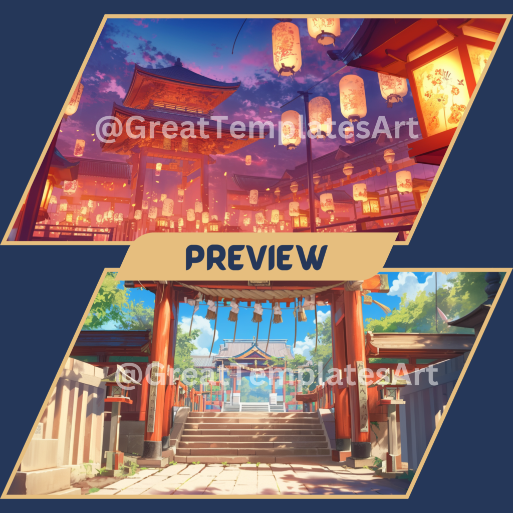 Sanno Matsuri Vtuber backgrounds
