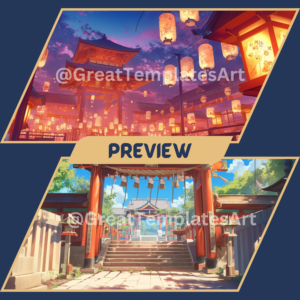 Sanno Matsuri Vtuber backgrounds