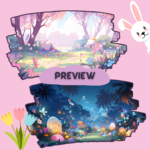 Easter Twitch Streaming Backgrounds