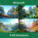 8x Minecraft Animated Backgrounds