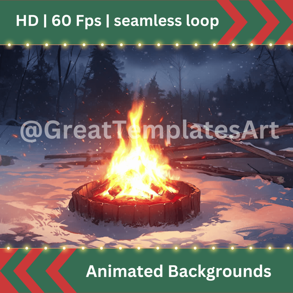 8x Christmas Animated backgrounds