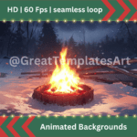 8x Christmas Animated backgrounds