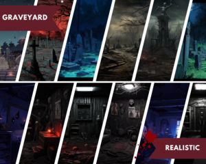 Halloween Animation Backgrounds Pack