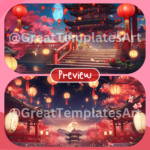 Lunar Year VTuber Background