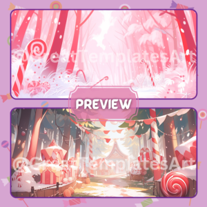 Candyland Streaming Anime Background