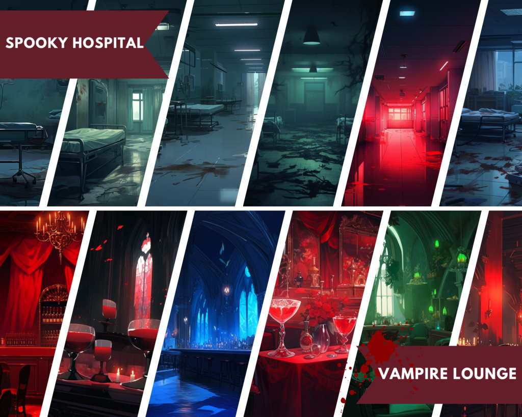 Halloween Animation Backgrounds Pack