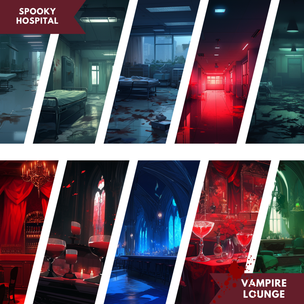 Halloween Animation Backgrounds Pack