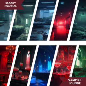 Halloween Animation Backgrounds Pack