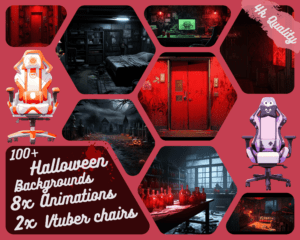 Halloween Animation Backgrounds Pack