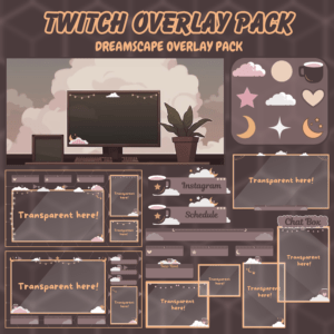 Dreamscape Animated Twitch Overlay