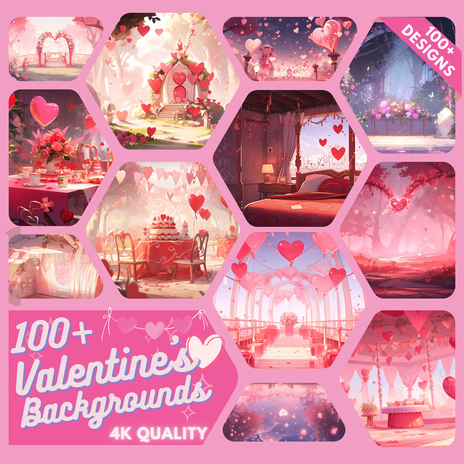 Lofi Backgrounds Valentine Day