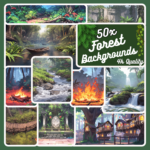 50x Forest Nature Backgrounds