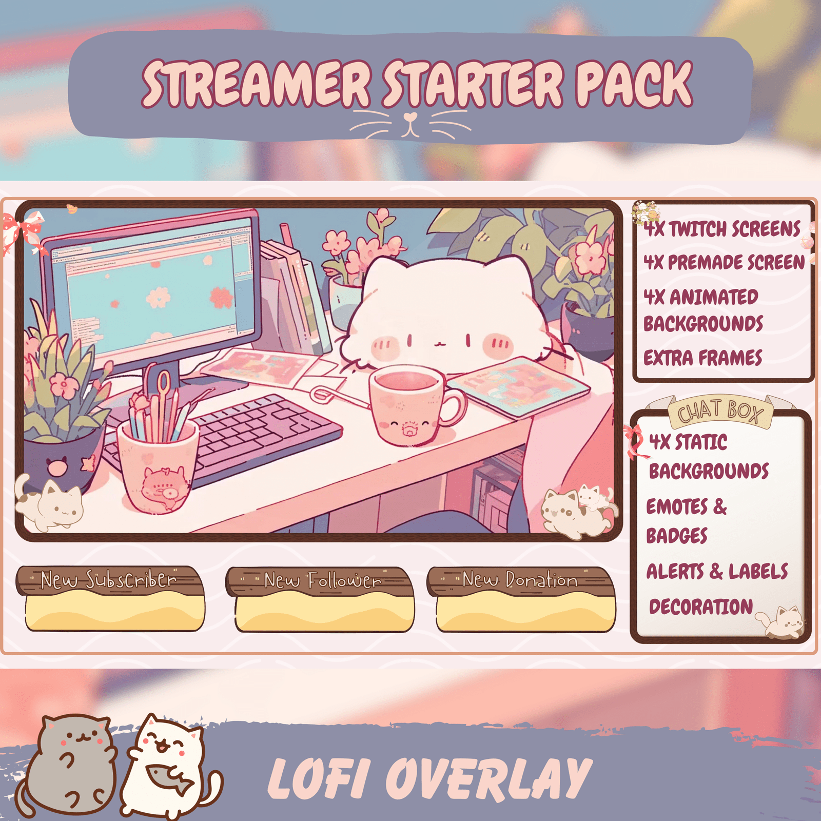 Lofi Cat Stream Pack