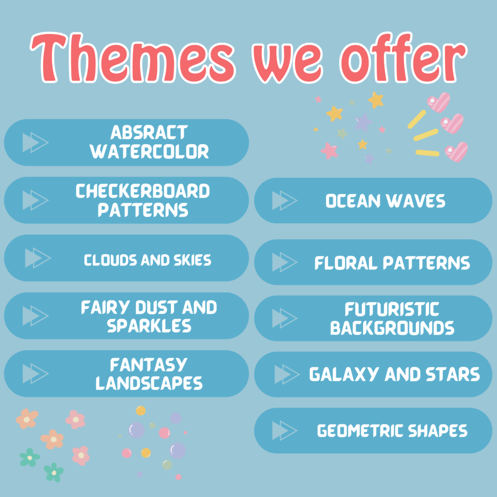 VTuber Pastel Animated Backgrounds