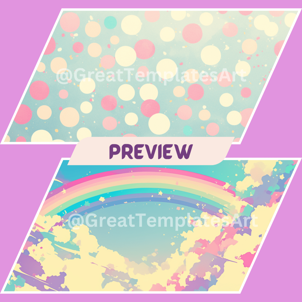 Pastel Theme Twitch Backgrounds