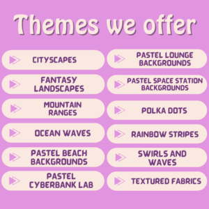 Pastel Theme Twitch Backgrounds