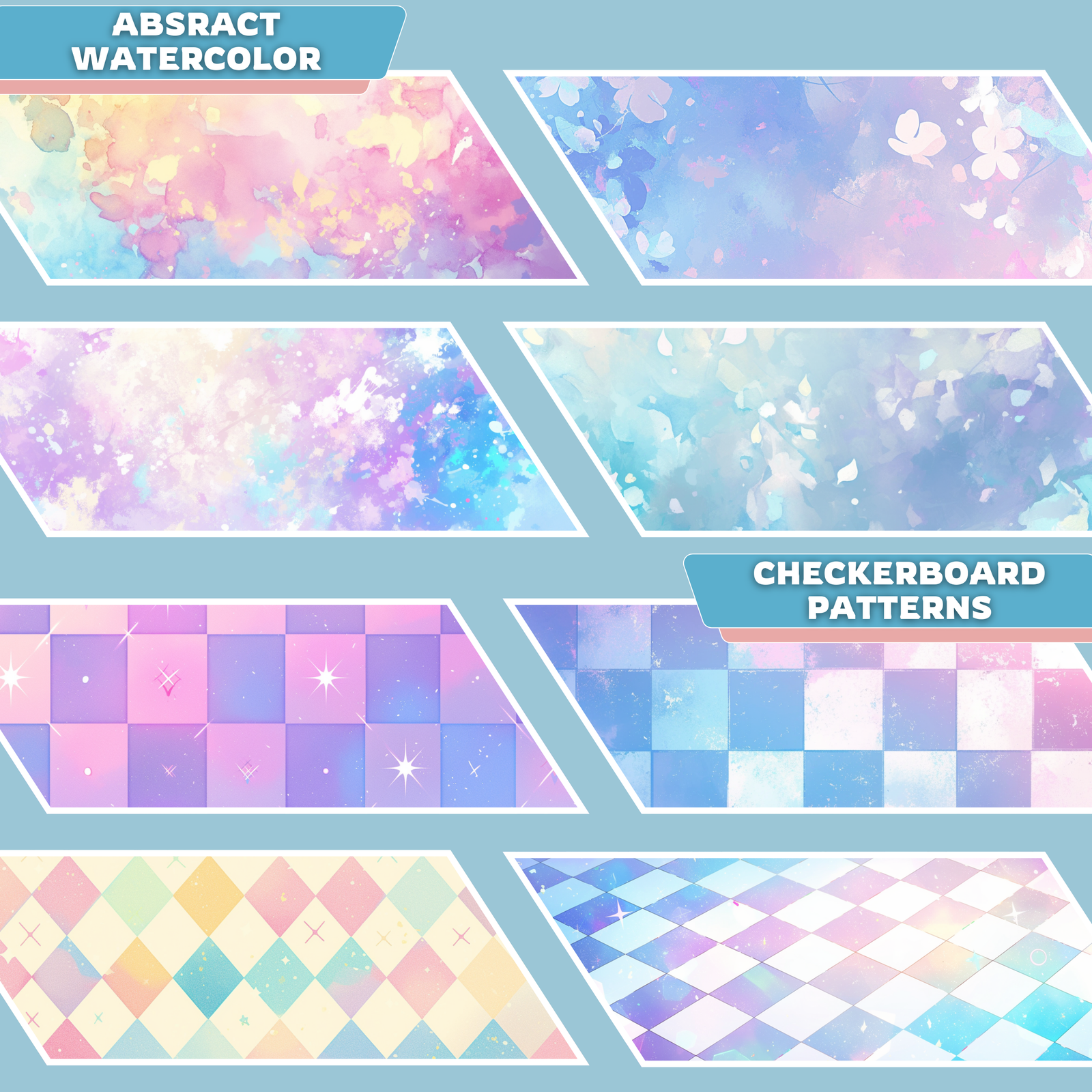 VTuber Pastel Animated Backgrounds