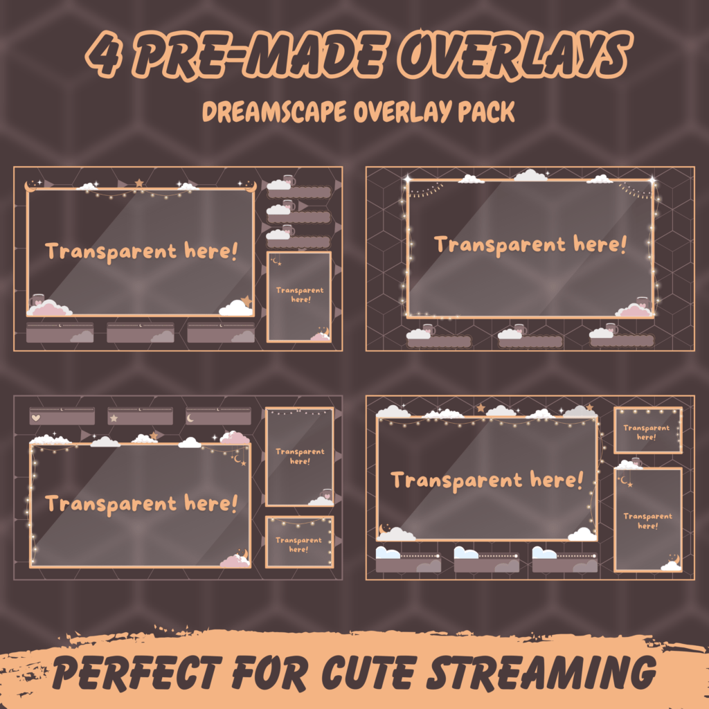 Dreamscape Animated Twitch Overlay