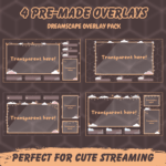 Dreamscape Animated Twitch Overlay