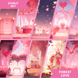 Lofi Backgrounds Valentine Day