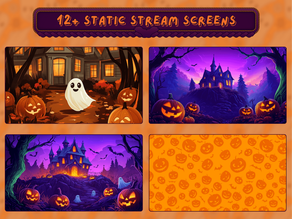 Halloween Overlay Stream Package