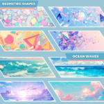 VTuber Pastel Animated Backgrounds