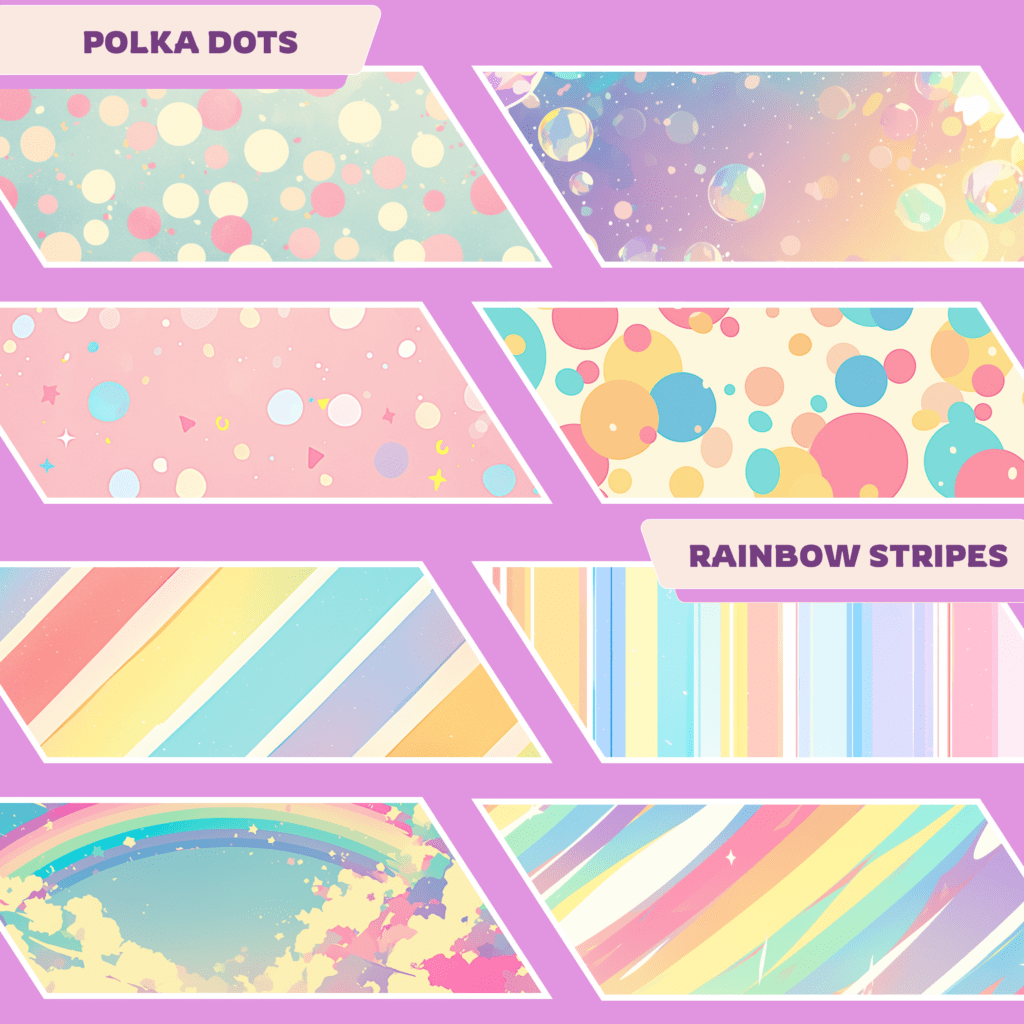 Pastel Theme Twitch Backgrounds