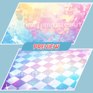 VTuber Pastel Animated Backgrounds