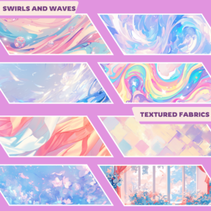 Pastel Theme Twitch Backgrounds