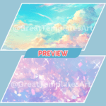 VTuber Pastel Animated Backgrounds