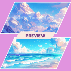 Pastel Theme Twitch Backgrounds