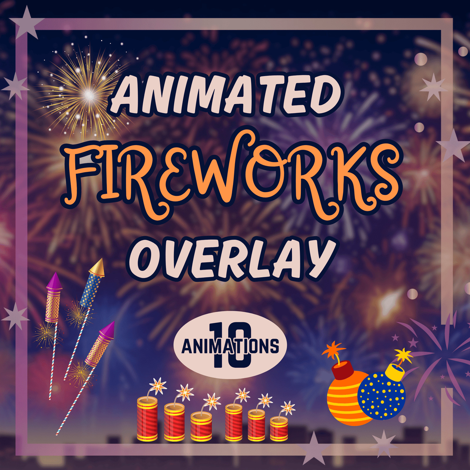 Happy New Year Firework Animation