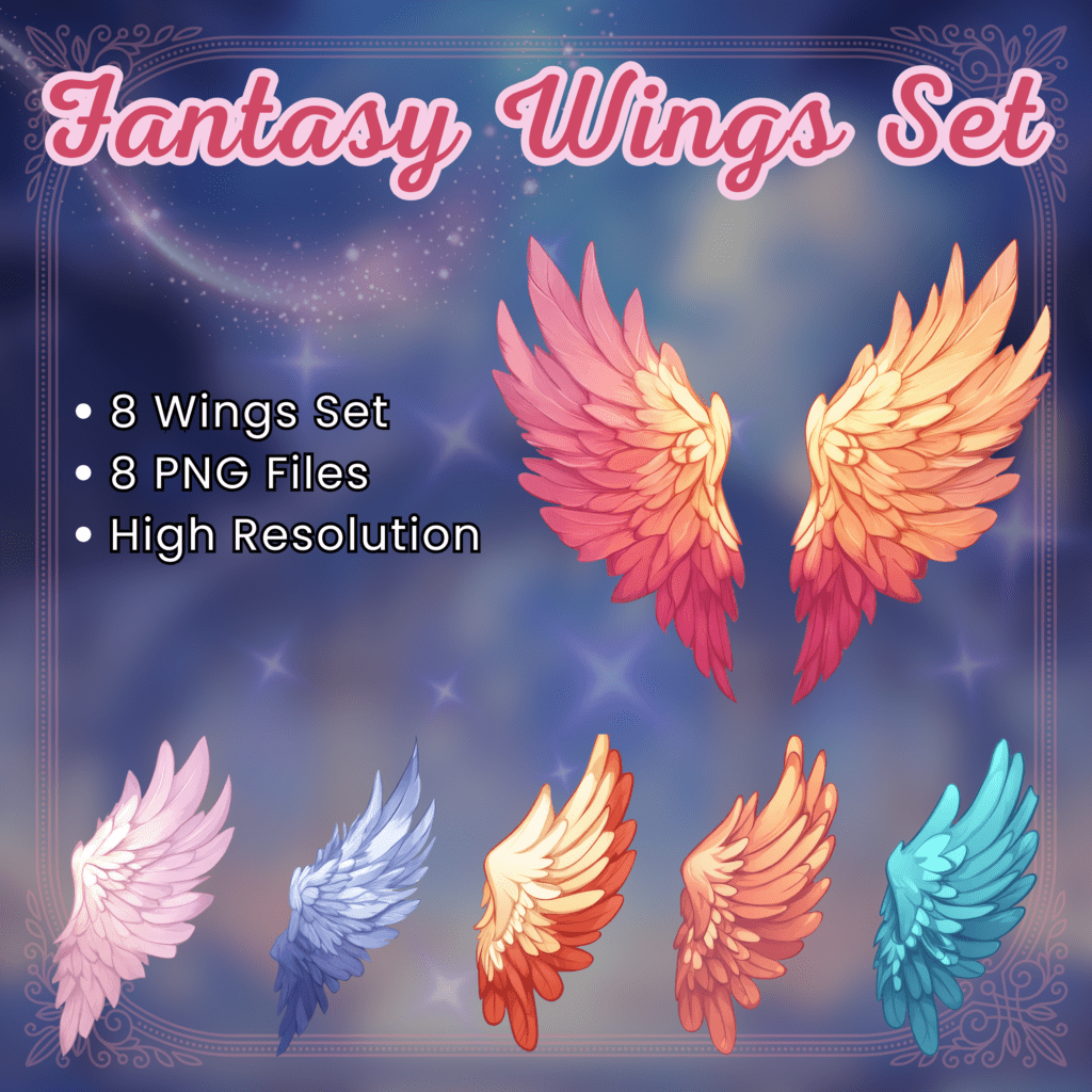 Fantasy Wings Twitch Assets
