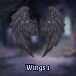 8x VTuber Gothic Wings