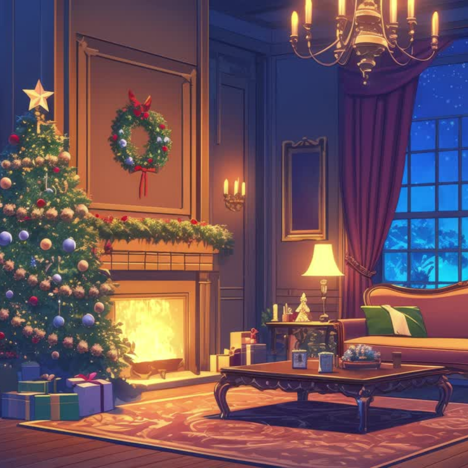 Christmas animation twitch Stream