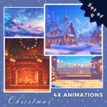 Christmas Animation Twitch Background