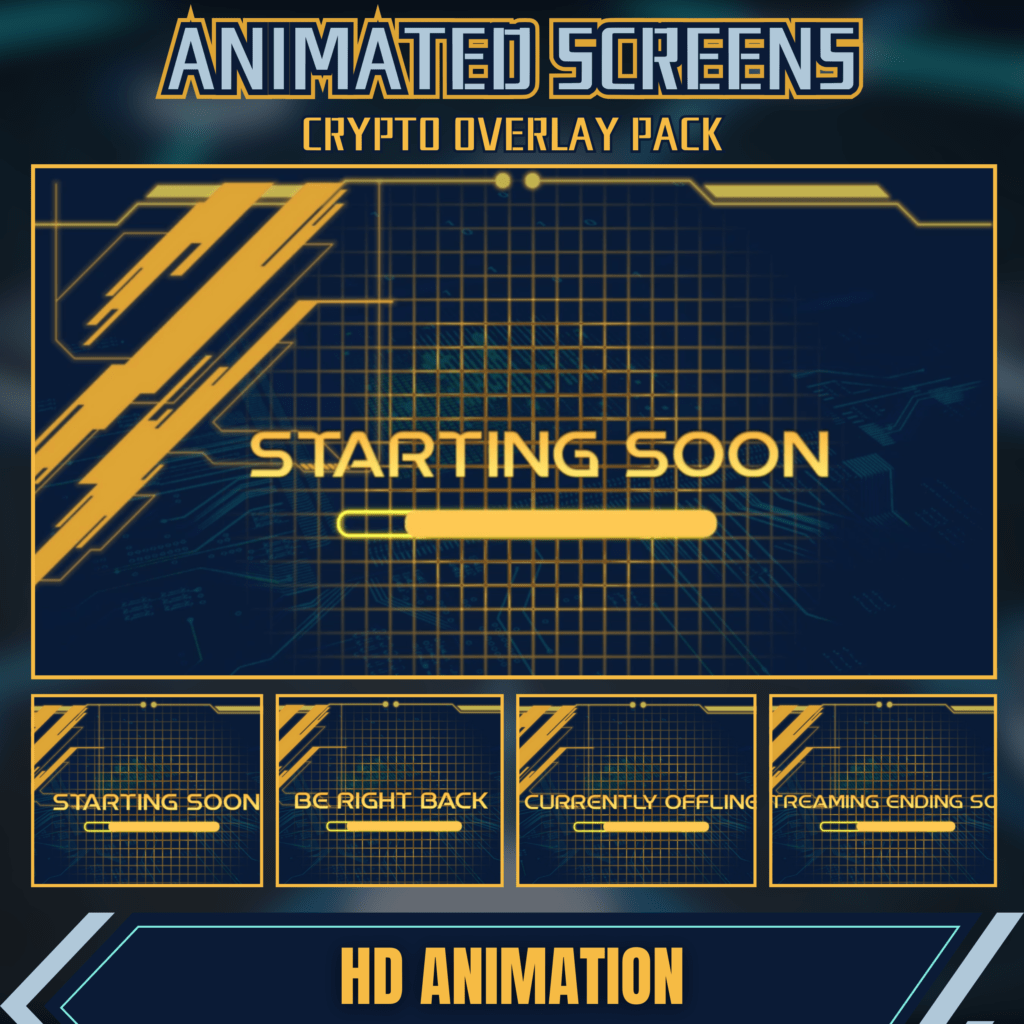 Crypto Overlay Twitch Package