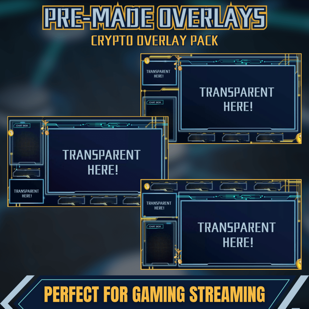 Crypto Overlay Twitch Package