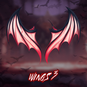8x Vtuber Vampire Wings
