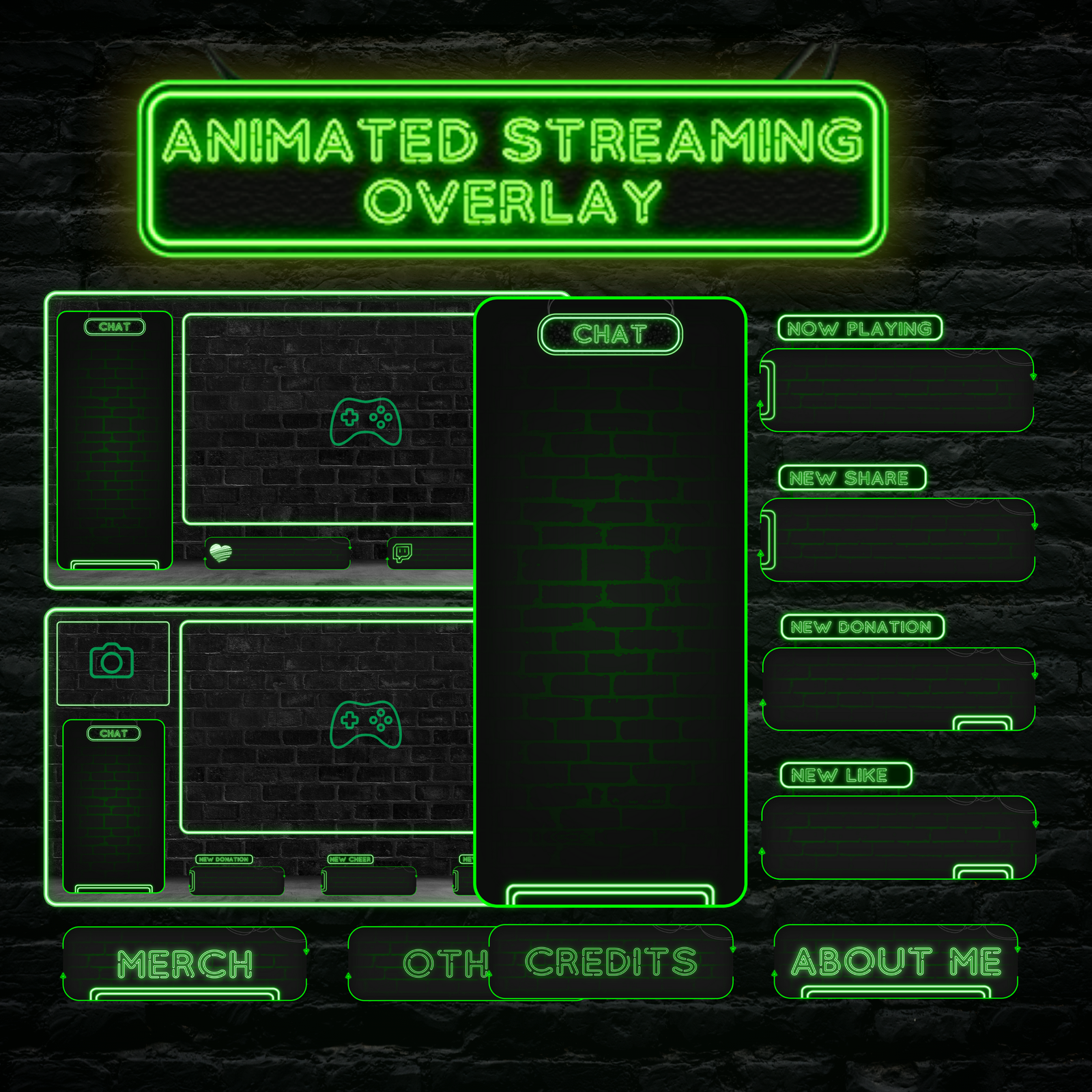 Green Gaming Overlay