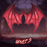 8x Vtuber Vampire Wings