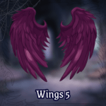 8x VTuber Gothic Wings