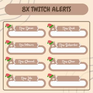 Christmas Bear Stream overlay