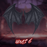 8x Vtuber Vampire Wings