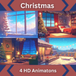 4x Christmas Stream Animations