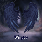 8x VTuber Gothic Wings