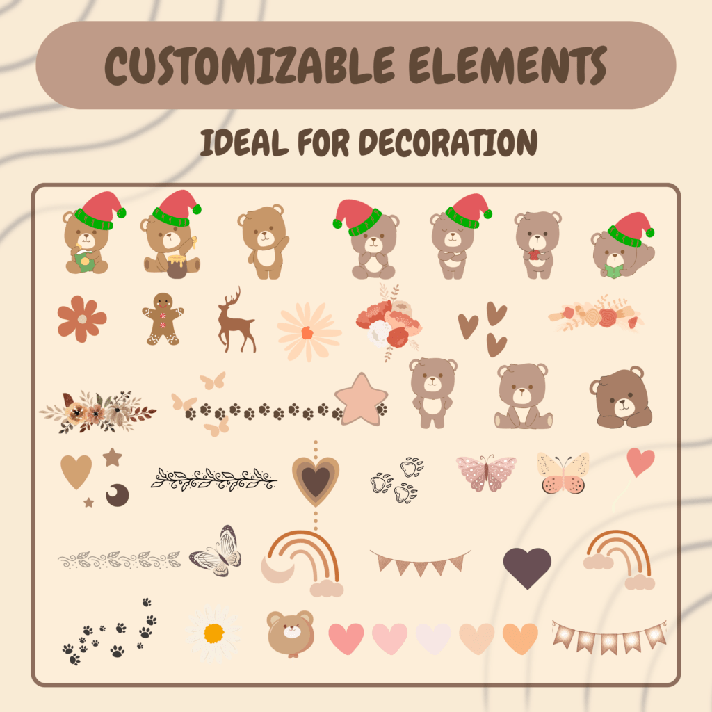 Christmas Bear Stream overlay